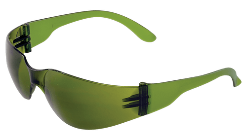 Torrent Welding Green IR Shade 3.0 Lens, Frosted Green Frame Safety Glasses- 12 Pair, #BH1217