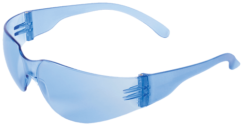 Torrent Light Blue Lens, Frosted Blue Frame Safety Glasses - 12 Pair, #BH125