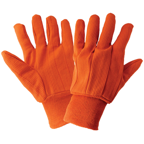 Corded Orange 18 oz. Cotton Glove 10(XL) 144 Pair, #C18OC-10(XL)