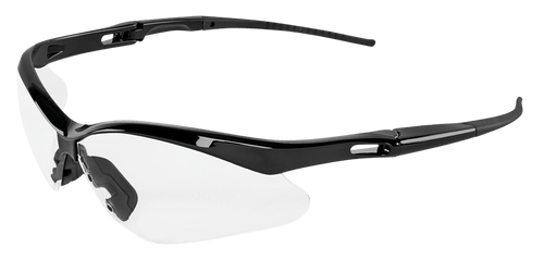 Spearfish Clear Performance Fog Technology Lens, Shiny Black Frame Safety Glasses- 12 Pair, #BH2251PFT