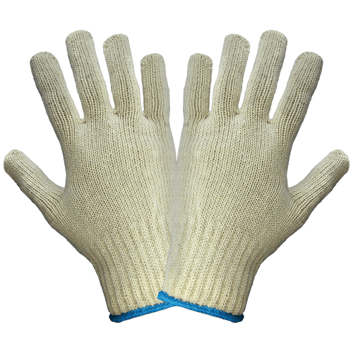 Medium-Weight Natural String Knit Glove Size 9(L) 300 Pair/Case, #S60-9(L)