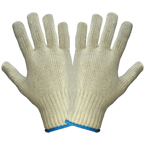 Medium-Weight Natural String Knit Glove Size 9(L) 300 Pair/Case, #S60-9(L)