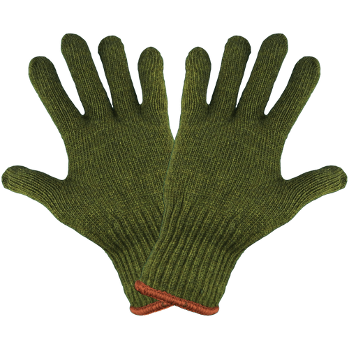 Army Green Rag Wool Glove Size 7(S) 300 Pair/Case, #S77RW-7(S)