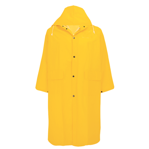 49-Inch Long PVC Rain Coat- Size Extra Large, #RCB89-XL