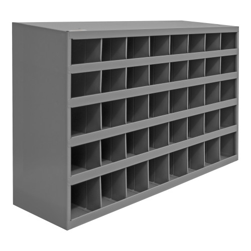 Durham Mfg Heavy-Duty Steel 40 Opening Bin Shelf, 12" Deep, 33-7/8"W x 12"D x 24"H, Gray, DM-359-95 (1/Ea)