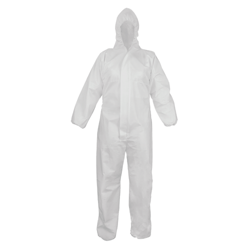 FrogWear Premium Microporous PE Film-Laminated Coveralls- Large 25 ct., #NW-COV63-L FrogWear Premium Microporous PE Film-Laminated Coveralls- Large 25 ct., #NW-COV63-L