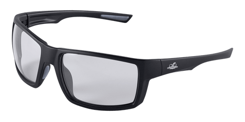Sawfish Clear Anti-Fog Lens, Matte Black Frame Safety Glasses 12 Pair, #BH2661AF
