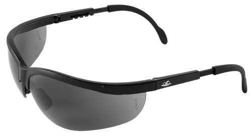 Picuda Smoke Lens, Matte Black Frame Safety Glasses - 12 Pair, #BH463