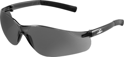 Pavon Smoke Anti-Fog Lens, Frosted Black Frame Safety Glasses - 12 Pair, #BH543AF