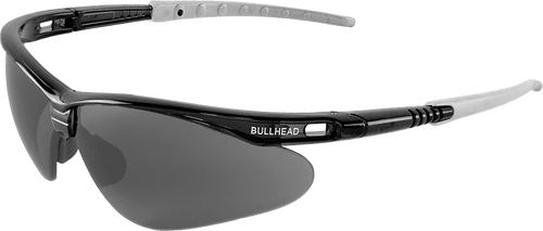 Stinger Smoke Anti-Fog Lens, Crystal Black Frame Safety Glasses - 12 Pair, #BH633AF