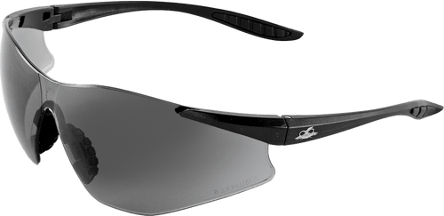 Snipefish Smoke Anti-Fog Lens, Matte Black Frame Safety Glasses - 12 Pair, #BH763AF