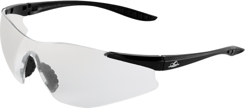 Snipefish Indoor/Outdoor Anti-Fog Lens, Matte Black Frame Safety Glasses - 12 Pair, #BH766AF