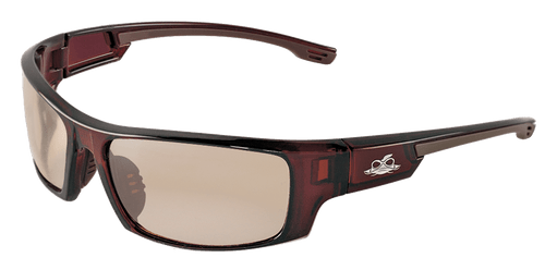 Dorado Indoor/Outdoor Copper Lens, Crystal Brown Frame Safety Glasses - 12 Pair, #BH9711