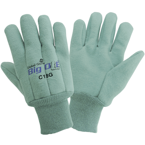 Jumbo Big OlePremium 18-Ounce Heavyweight Cotton Chore Glove- 12 Pair, #C18G-J
