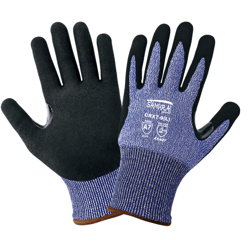 Samurai Glove Cut Resistant Xtreme Foam Technology Coated Glove Made with Tuffalene Size Small - 12 Pair, #CRX7-7(S)