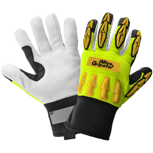 Vise Gripter High-Visibility TPU Impact Resistant Glove Size Large- 12 Pair, #SG9944-9(L)