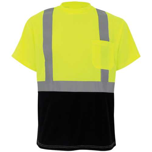 FrogWear HV Self-Wicking Short-Sleeved Shirt Size Extra Large, #GLO-007B-XL