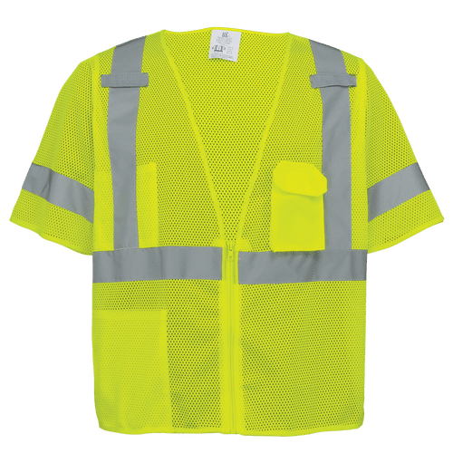 FrogWear HV Mesh Polyester Short-Sleeved Vest Size Medium, #GLO-011-M