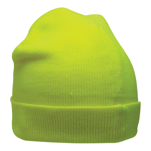 FrogWear HV High-Visibility Yellow/Green Stretch Hat, #GLO-H4