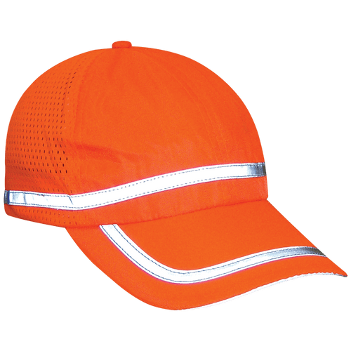 FrogWear HV High-Visibility Orange Baseball Cap Style Hat, #GLO-R1