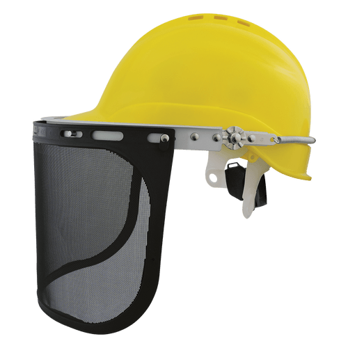 Bullhead Safety Head Protection Wire Mesh Face Shield, #HH-V3