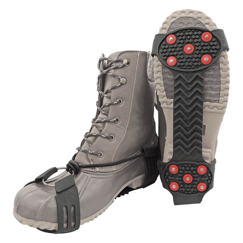 Ice Gripter Treads Adjustable Anti-Slip Traction Cleats with Carbon Steel Studs Size Medium, #ITR3610-M