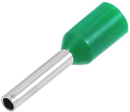 6 AWG Ferrule, 18 mm Barrell Length, Green (100/Pkg.)