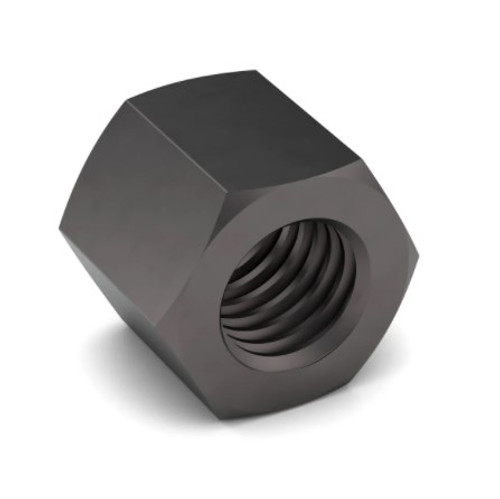 1/2"-20 J995 Grade 5 Hex Hi Nut Plain Finish 3/4" x 11/16" (275/Pkg.)