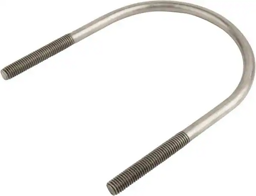 U-Bolts, 304 Stainless Steel, 1/4" (D) x 2-3/4" (L) x 1-1/2" (C) x  1-3/8" (T) (200/Pkg.)