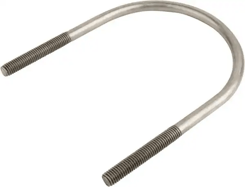 U-Bolts, 304 Stainless Steel, 3/8" (D) x 2-3/4" (L) x 1-3/4" (C) x  1-1/8" (T) (50/Pkg.)