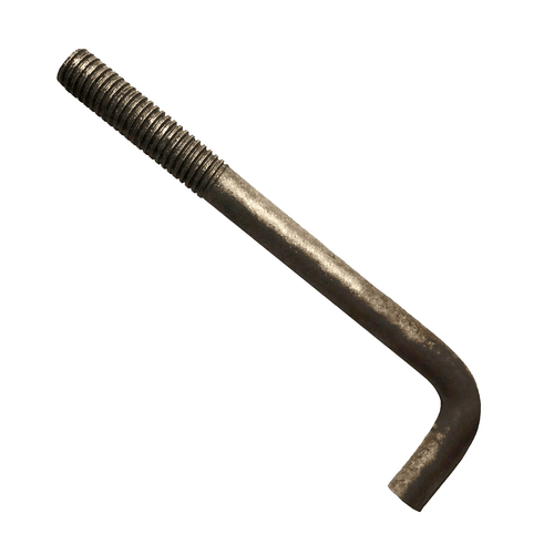 Anchor Bolt (L-Bolt) Plain 3/8" (D) x 6" (L) x 1" (C) x 2" (T) (100/Pkg.)