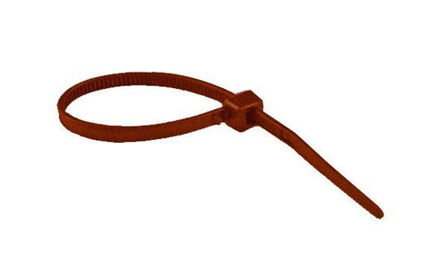 11.1" Colored Cable Ties 50 lb. - Brown (5,000/Case)