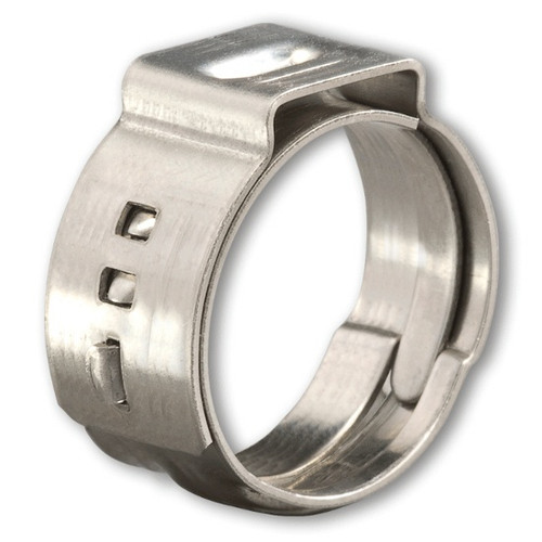 1/2" Stainless Steel PEX Pinch Clamp (100/Pkg)