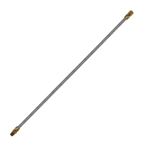 Gas Connectors - Standard (3/8" OD x 1/4" ID) 3/8" Male x 3/8" Female x 60" - 112902 (25/Pkg)
