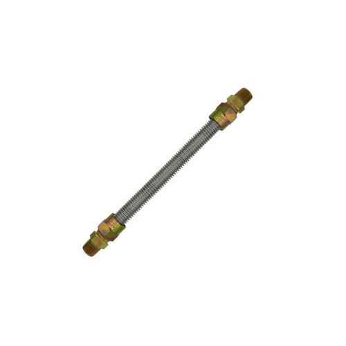 Gas Connectors - Standard (5/8" OD x 1/2" ID) 1/2" Male x 1/2" Male x 12" 110025 (25/Pkg)