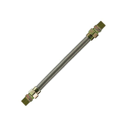 Gas Connectors - Standard (1" OD x 3/4" ID) 3/4 Male x 3/4" Male x 18" 109828 (10/Pkg)