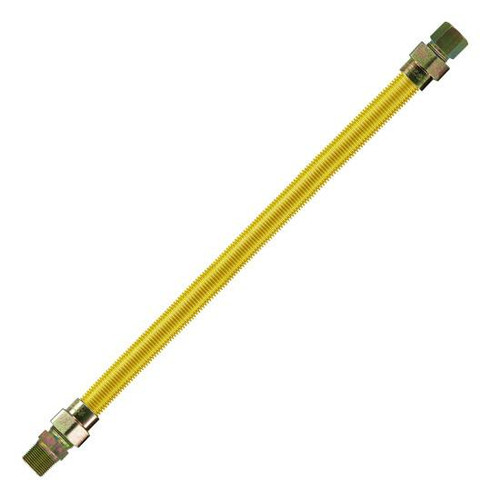 Gas Connectors - Yellow Coated - (1" OD x 3/4" ID) 3/4" Male x 3/4" Female x 36" 109738 (10/Pkg) Gas Connectors - Yellow Coated - (1" OD x 3/4" ID) 3/4" Male x 3/4" Female x 36" 109738 (10/Pkg)
