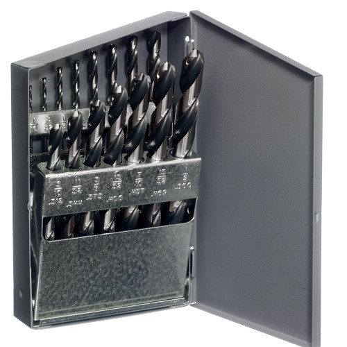 Brute XL5 1/16" - 1/2" x 32nds High Speed Steel 15 Piece Jobber Drill Bit Set (Qty. 1) CT-115C-XL5
