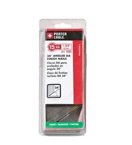 Porter Cable 15 Gauge Finish Nails, 1-3/4" #PDA15175-1 (1,000/Pkg.)