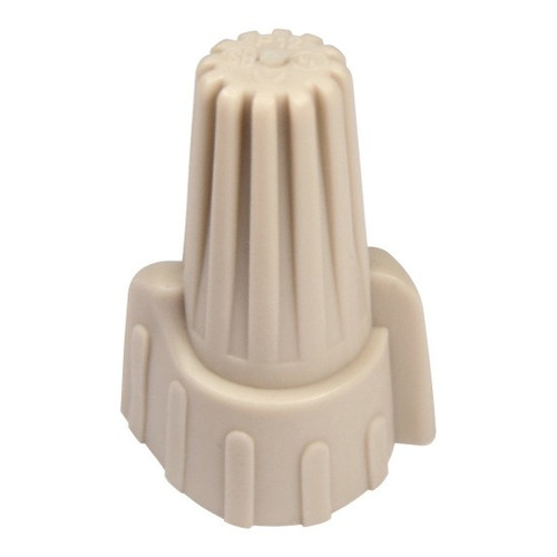 Winged Tan Wire Connectors (100 per Bag, 10 Bags)
