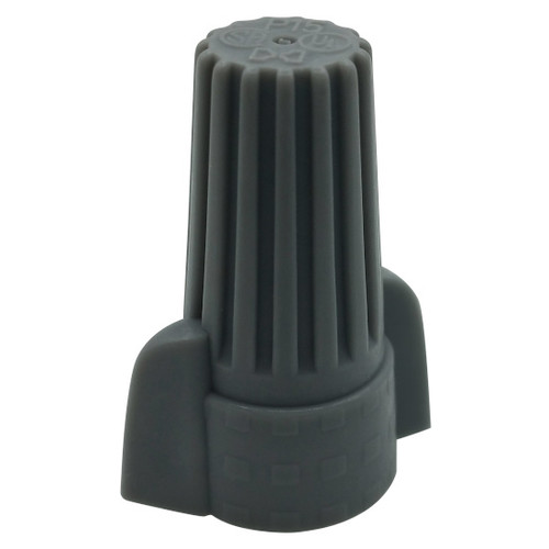 Winged Gray Wire Connectors (6 per Bag, 12 Bags)