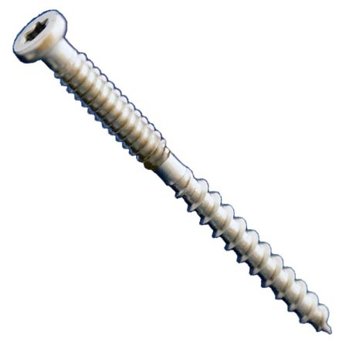 #10 x 2-1/2" Daggerz Star Button Type 17 Composite Deck Screws 305 Stainless Steel (2,000/Bulk Pkg.)