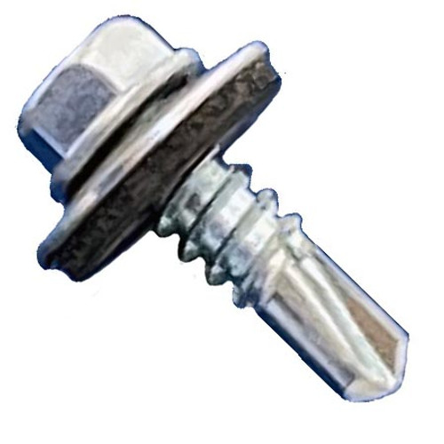 #12-14 x 2" Daggerz Hex Washer Head Self Drilling Screws with Bonded Washer Zinc (1,500/Bulk Pkg.) #12-14 x 2" Daggerz Hex Washer Head Self Drilling Screws with Bonded Washer Zinc (1,500/Bulk Pkg.)