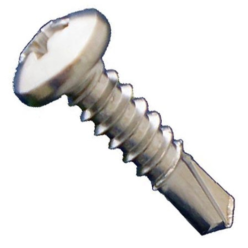 #8 x 3/4" Daggerz Phillips Pan Head Self Drilling Screws 410 Stainless Steel (10,000/Bulk Pkg.)