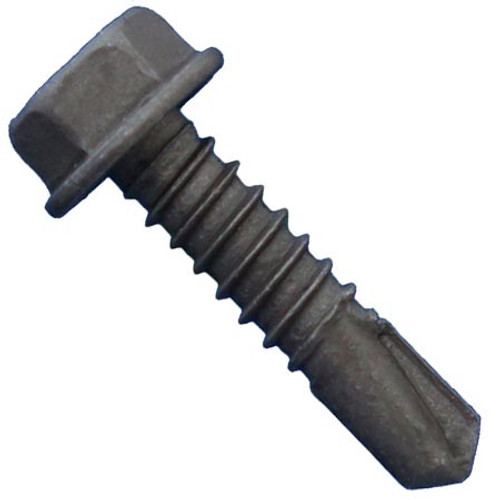 #8 x 3/4" Daggerz Hex Washer Head Self Drilling Screws Dagger-Guard Coating Bronze (10,000/Bulk Pkg.)