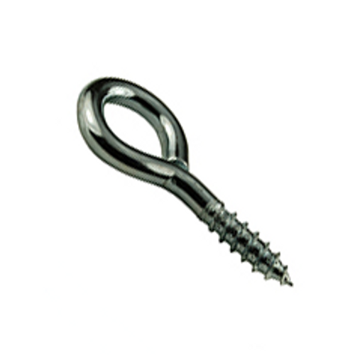 #6 x 2" Eye Screws, Zinc (2,000/Bulk Pkg.)