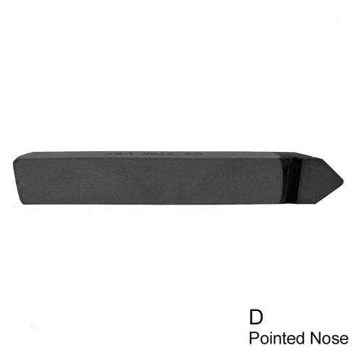 Grade 370 5/8" X 5/8" Carbide Pointed Nose Turning Tool Bit D10-370 (6/Pkg.)