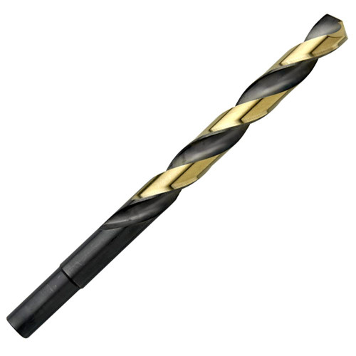 13/32" Black and Gold Medium Duty 3/8" Reduced Shank Jobber Drill Bit XG38-13/32 (6/Pkg.) 13/32" Black and Gold Medium Duty 3/8" Reduced Shank Jobber Drill Bit XG38-13/32 (6/Pkg.)