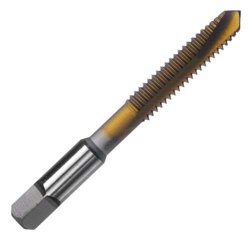 3/8" - 24 Brute Heavy Duty Titanium Nitride Coated Spiral Point Tap H-3 XL22T-3/8-24 (12/Pkg.) 3/8" - 24 Brute Heavy Duty Titanium Nitride Coated Spiral Point Tap H-3 XL22T-3/8-24 (12/Pkg.)