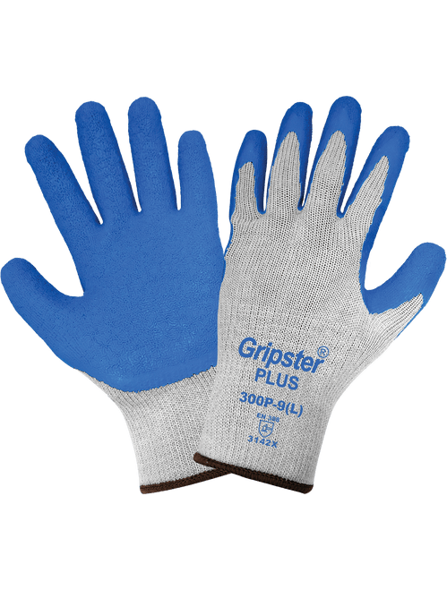 Premium Etched Rubber Palm Coated Glove with Ergonomic Hand Shape- Size 10(XL) 12 Pair, #300PT-10(XL)